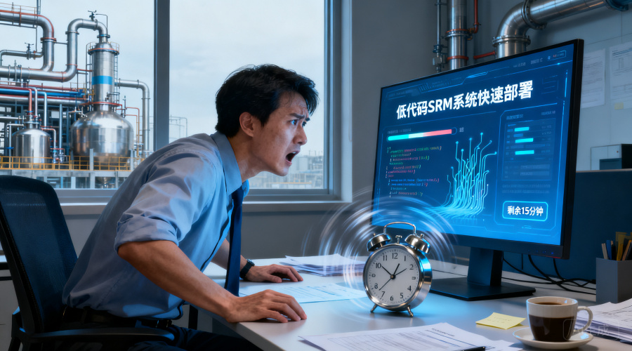 化工行业业务部门催着上线，低代码SRM系统怎么选最快？