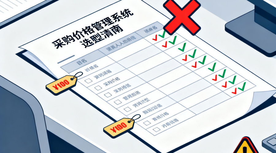 采购价格管理系统选型清单：帮你避开90%企业踩过的坑