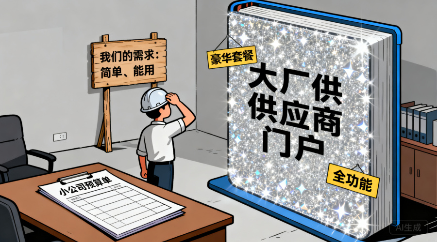 大厂的供应商门户系统怎么选？小公司别直接抄