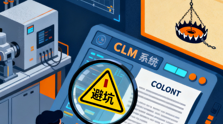 合同CLM系统选型避坑指南（设备管理企业专用）