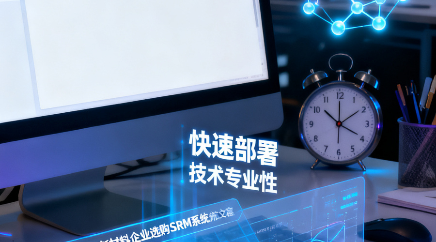 新材料行业业务部门催着上线，低代码SRM系统怎么选最快？