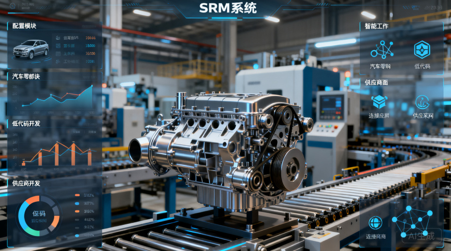 汽车零部件低代码SRM系统怎么选？这3个&ldquo;可配置&rdquo;能力决定成败