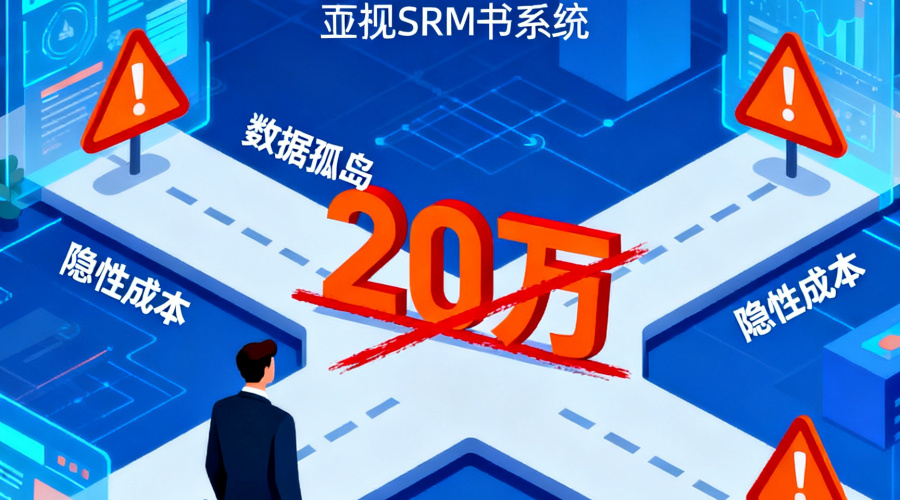 SRM系统怎么选？避开这3个坑能省20万