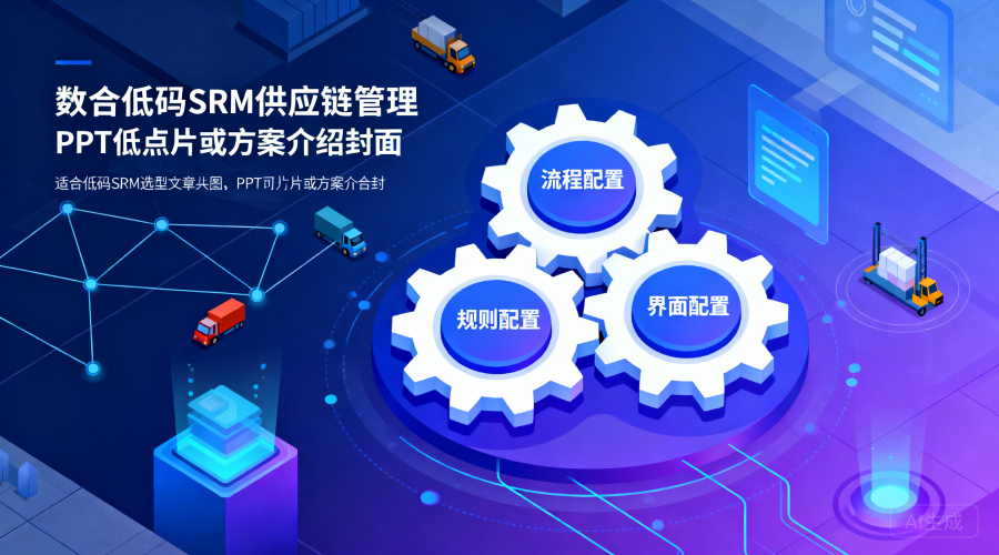 低代码SRM系统怎么选？这3个&ldquo;可配置&rdquo;能力决定成败