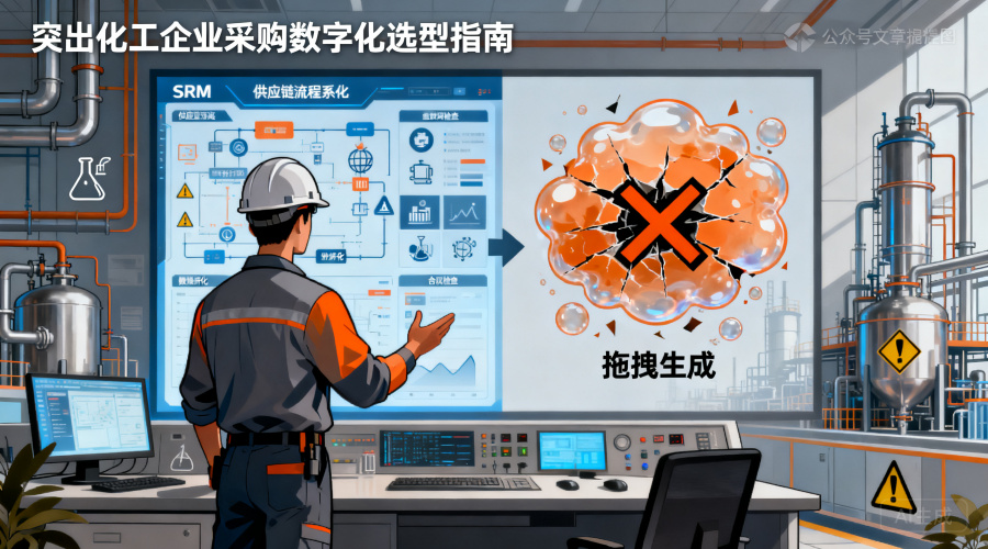 化工行业低代码SRM系统怎么选？别再被&ldquo;拖拽生成&rdquo;忽悠了