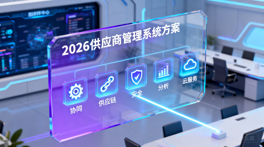 2026年供应商管理系统方案有哪些？推荐这5套主流选择