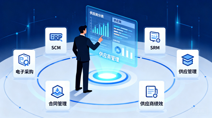 供应商软件分类有哪几种？一文盘点六大类型适用场景与选型建议