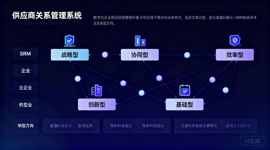 供应商关系管理系统有哪些类型？盘点5大主流分类与选型要点
