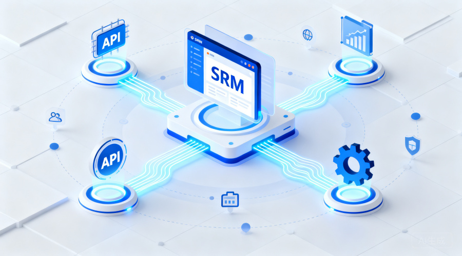SRM供应商管理中的API开放策略：四步实现系统高效集成