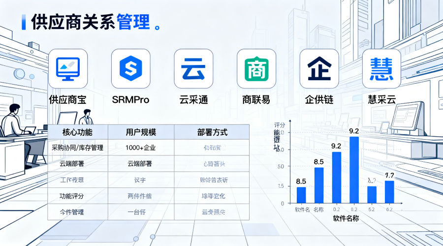 2026年供应商关系管理系统有哪些？6款主流软件功能对比与推荐