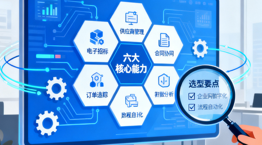 数字化采购系统的特点包括哪些？一文搞懂六大核心能力与选型要点