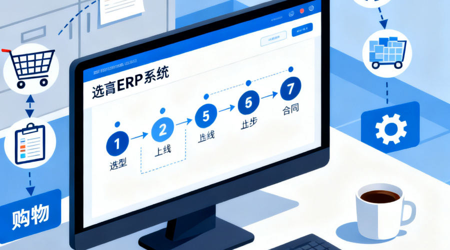 erp系统采购流程七步指南：从选型到上线全解析