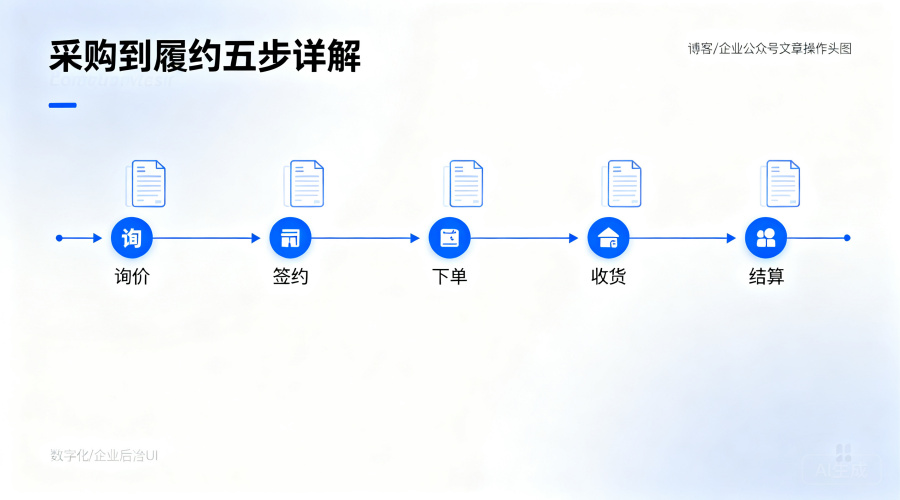 供应商管理系统流程包括哪些关键阶段？从采购到履约5步详解
