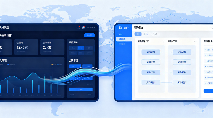srm软件是干嘛的？与ERP采购模块的核心区别与适用场景对比