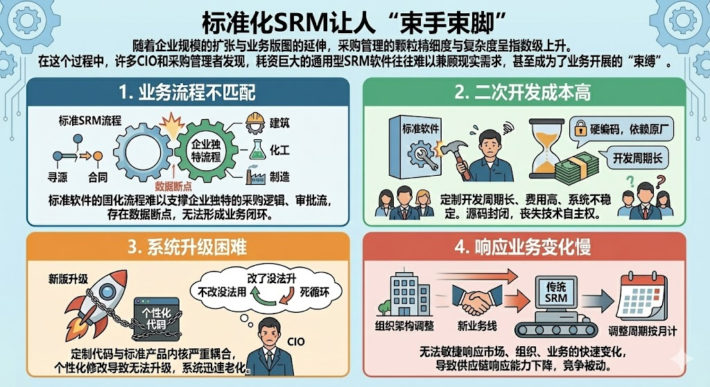 业务流程不匹配问题示意图