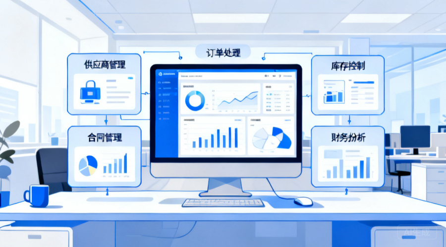 采购管理系统主要功能包括什么？这6大核心模块帮你快速选型