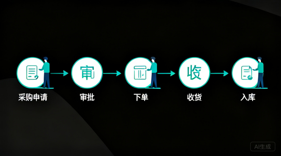 采购管理系统处理流程详解：从申请到入库的标准化步骤