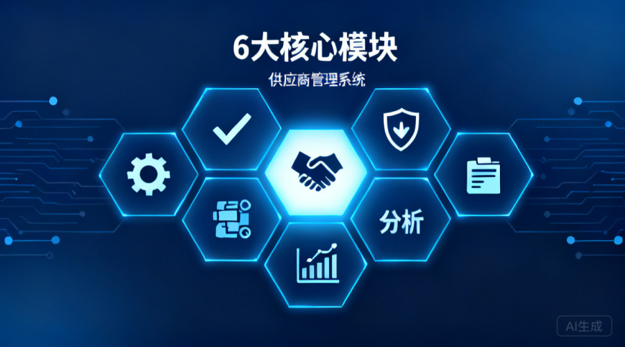 供应商管理系统模块有哪些？全面盘点6大核心模块与选型指南