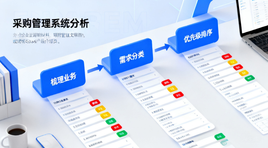 采购管理系统功能分析方法：三步完成功能需求清单与优先级排序