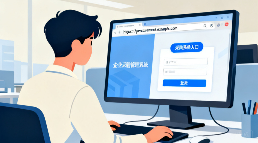 采购管理系统在哪里打开？新手5分钟找到登录入口