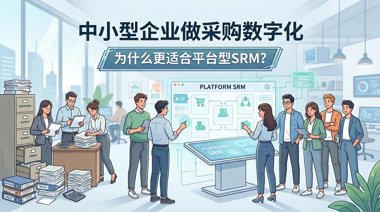 中小型企业做采购数字化，为什么更适合平台型SRM？