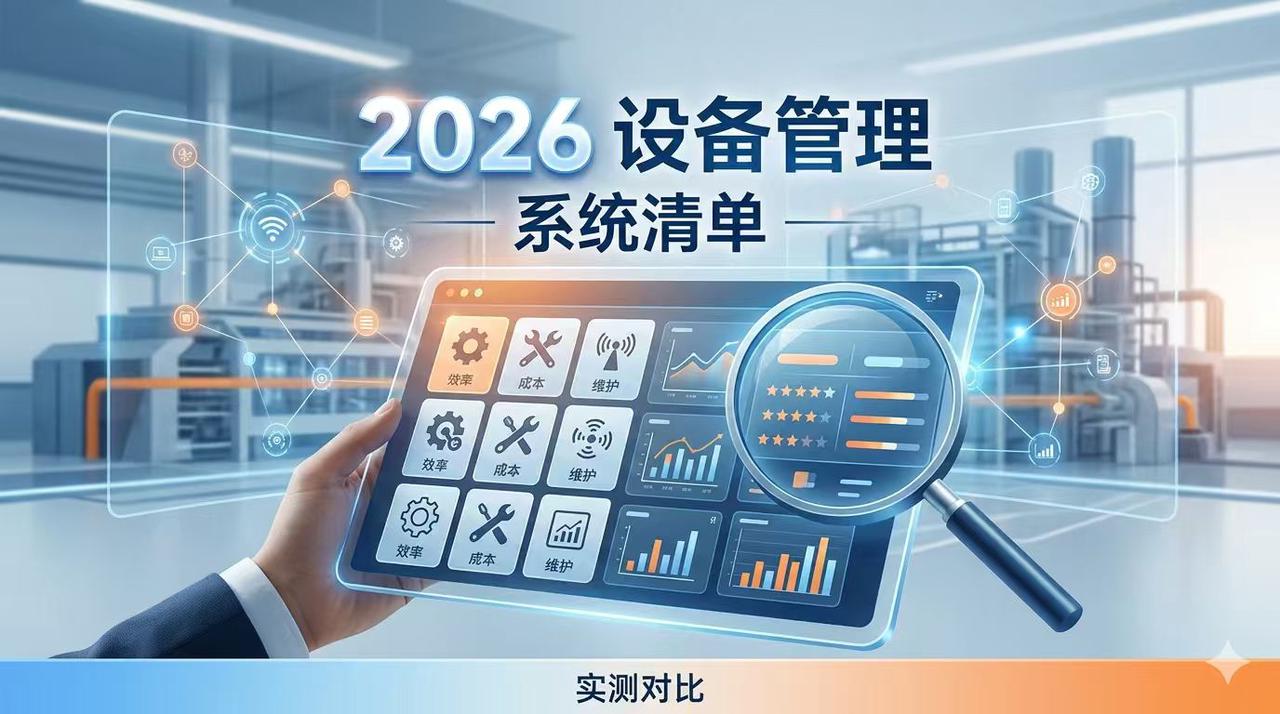 一文读懂设备管理！2026年最新设备管理系统清单：30款产品实测对比