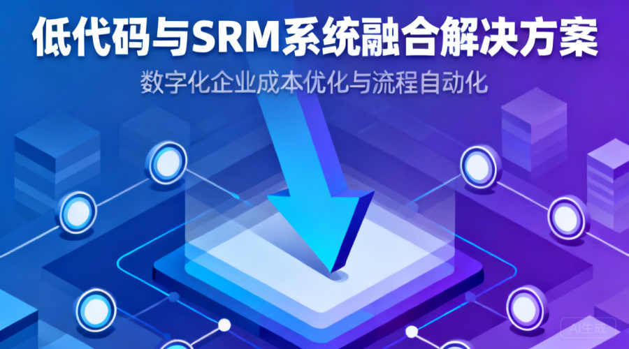 为什么低代码能显著降低SRM的TCO（总拥有成本）？