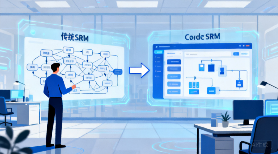 传统SRM vs 低代码SRM，采购管理全流程拆解