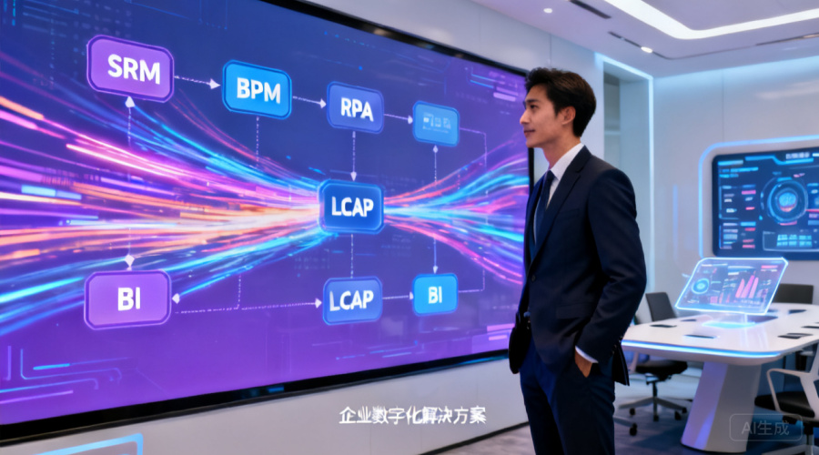正远科技定位：提供从SRM到BPM/RPA/LCAP/BI的综合解决方案