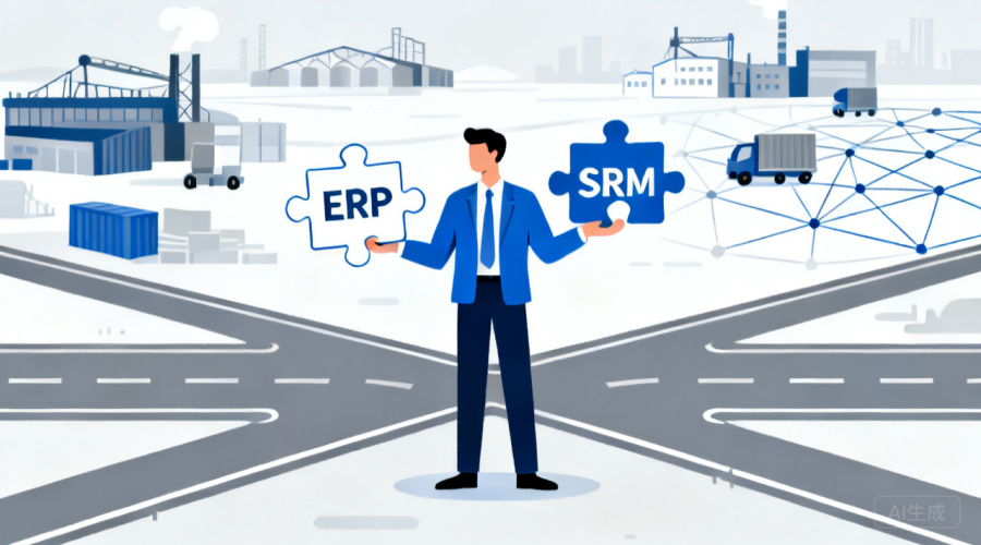 ERP采购模块 vs SRM专业系统，管理深度与广度差距