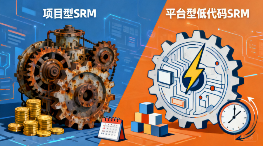 项目型SRM vs 平台型低代码SRM，需求变更响应周期与成本差异分析