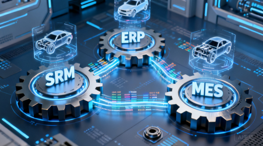 汽车供应链平台终极指南：SRM+ERP+MES的集成架构与实施路径
