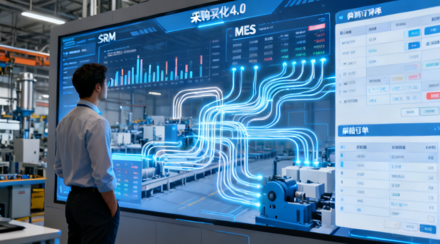 为什么采购订单要直连MES生产计划？SRM+MES集成的价值