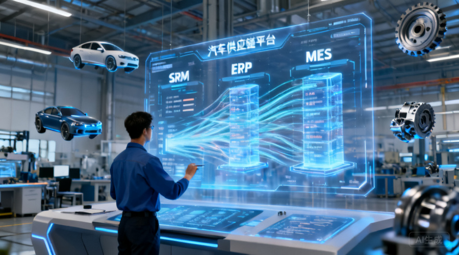 汽车行业供应链协同平台（SRM+ERP+MES）搭建参考指南