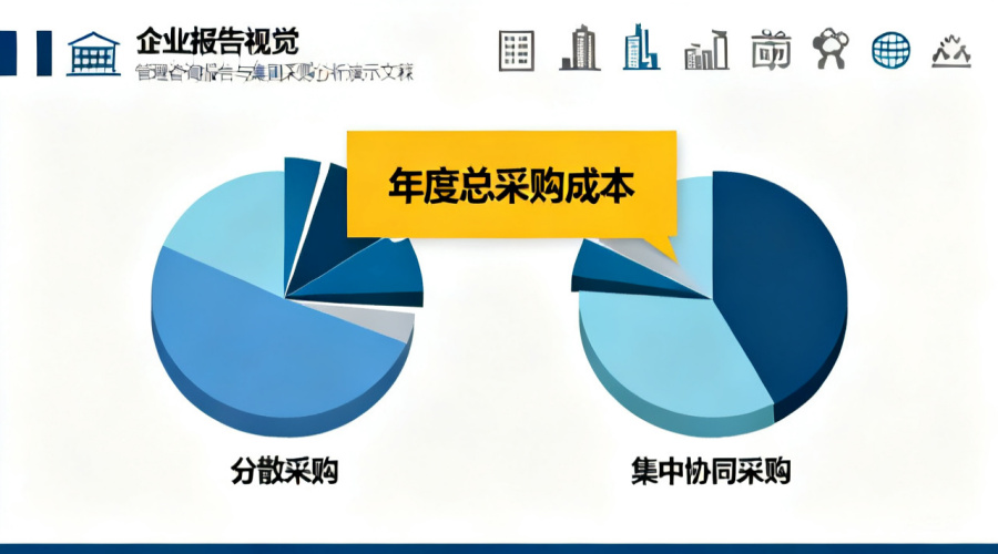 分散采购 vs 集中协同采购，多业态型集团年度总采购成本差异分析