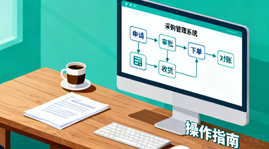 采购管理系统的操作流程包括哪些环节？从申请到对账的详细操作指南