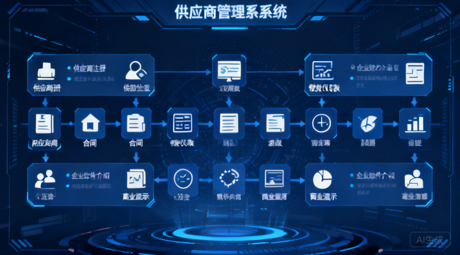 供应商管理系统功能包括什么功能？从供应商注册到绩效评估的完整模块清单
