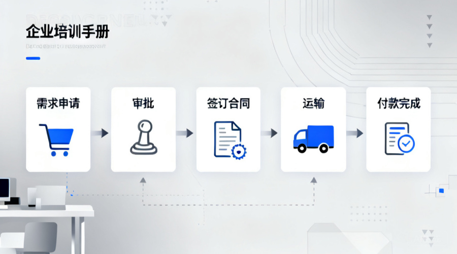 采购管理系统业务处理全流程操作手册：从需求到付款5个关键步骤详解