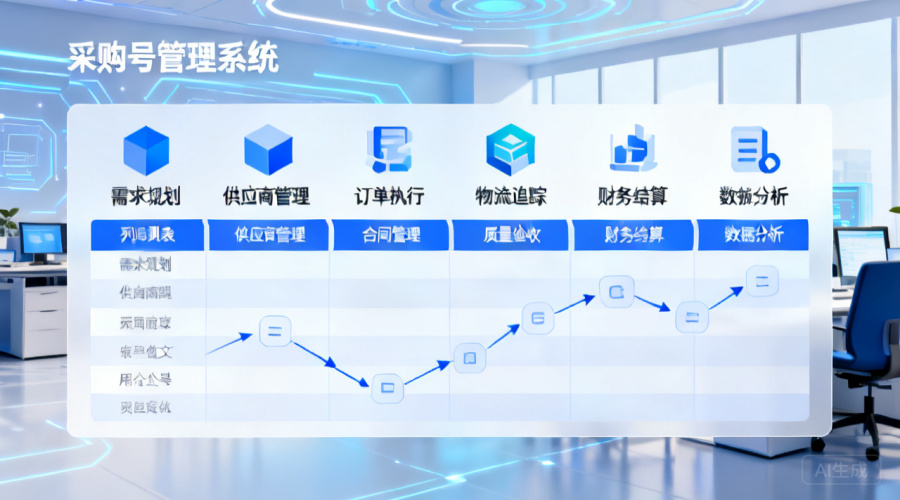 采购管理系统的功能有哪些内容呢？一张清单带你摸清8大核心模块