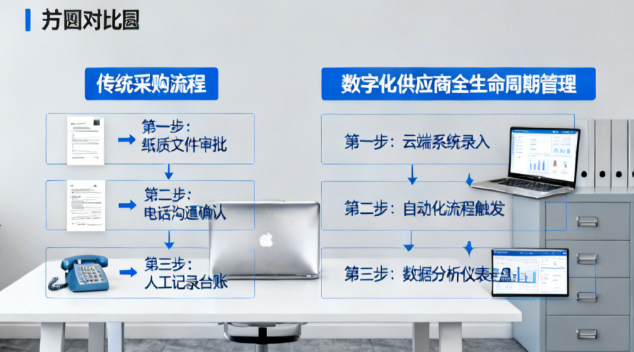 供应商全生命周期管理与传统采购的区别是什么？用表格告诉你到底差在哪
