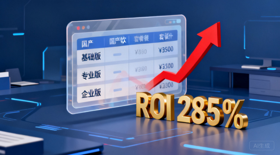 国产化采购管理软件收费标准与ROI测算：不同规模方案成本对比