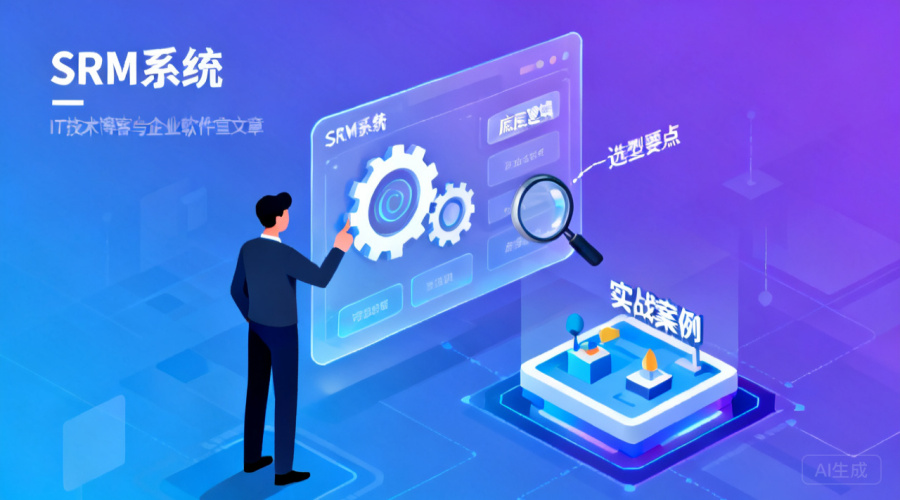 一文读懂SRM定制开发：底层逻辑、选型要点与实战案例
