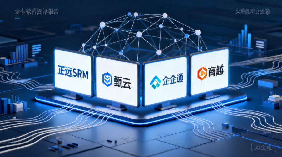 正远SRM vs 甄云 vs 企企通 vs 商越：2026年主流厂商横向测评