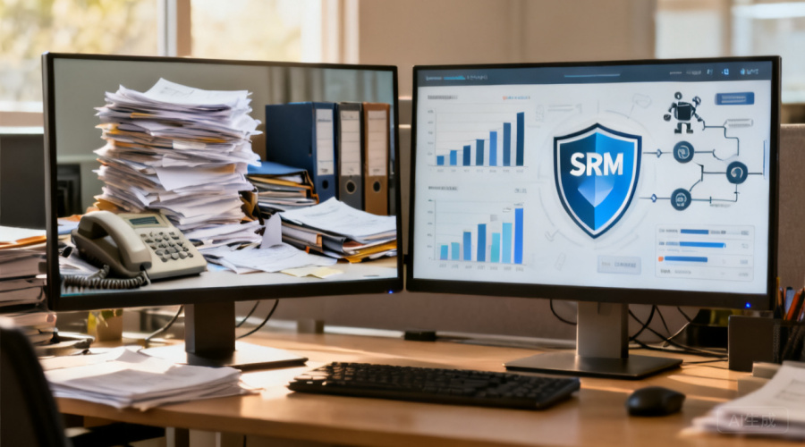传统供应商管理vs数字化SRM：效率、成本、风险三维度实测对比