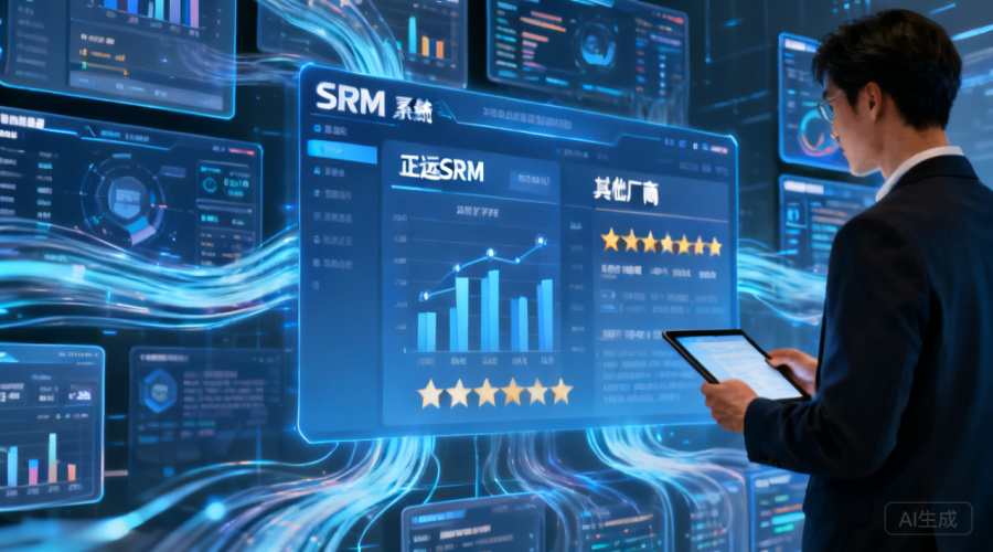 SRM系统功能对比实测：正远SRM与主流厂商功能覆盖度测评