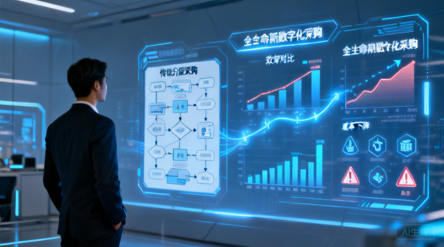 全生命周期数字化采购vs传统分段采购：效率、成本、风险综合对比