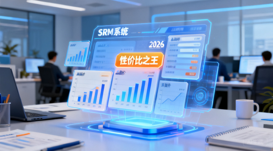 各家SRM系统报价对比：性价比才是王道，2026年选型参考