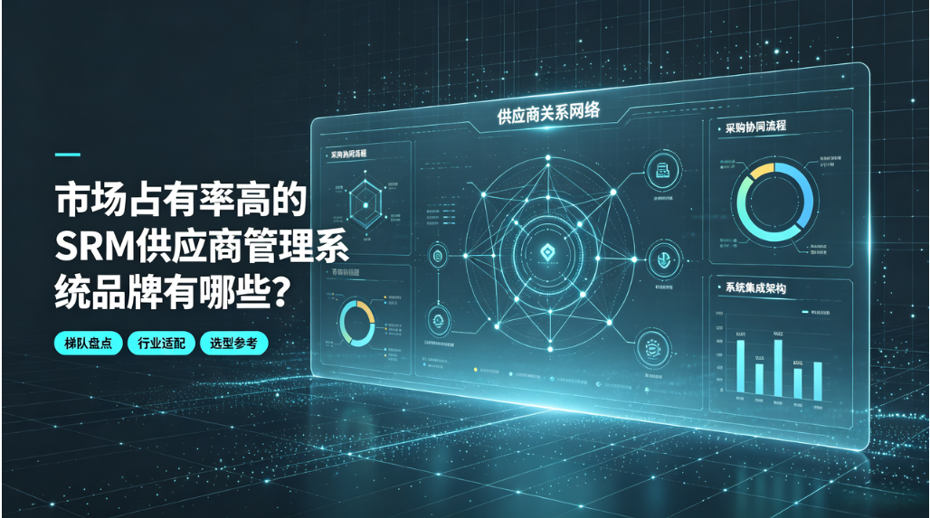 市场占有率高的 SRM 供应商管理系统品牌有哪些？