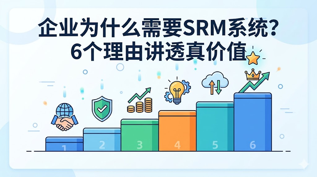 企业为什么需要SRM系统？6个理由讲透真价值