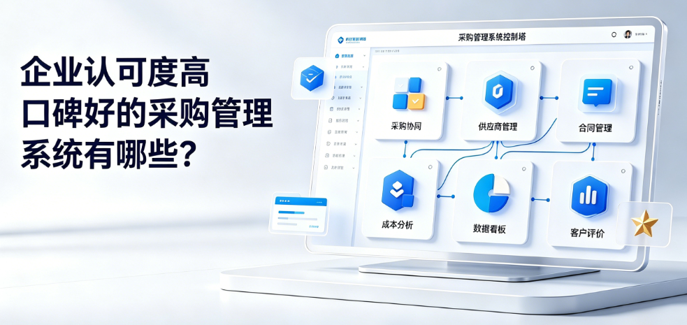企业认可度高口碑好的采购管理系统有哪些？